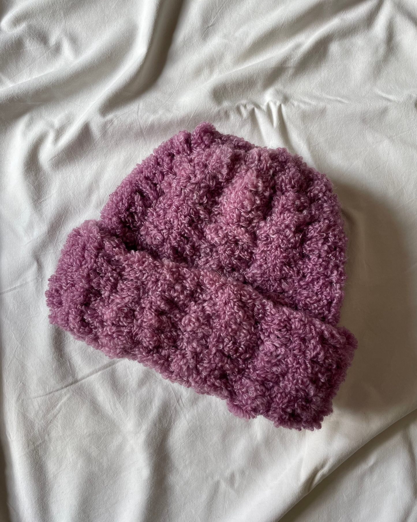 Winter is here - Chunky Teddy Hat