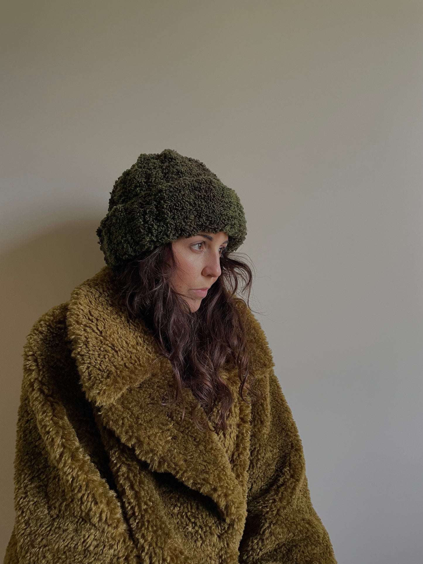 Winter is here - Chunky Teddy Hat