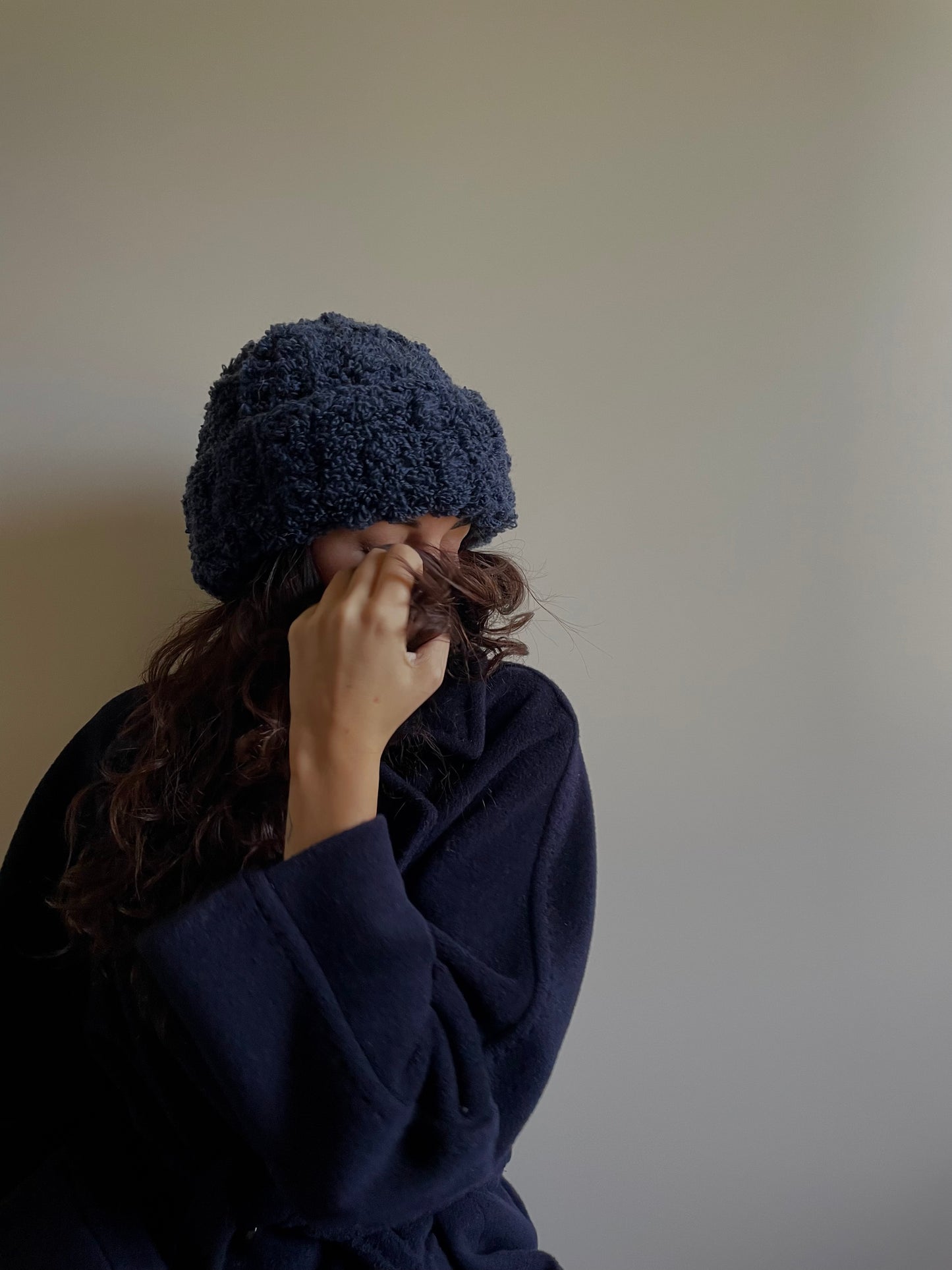 Winter is here - Chunky Teddy Hat