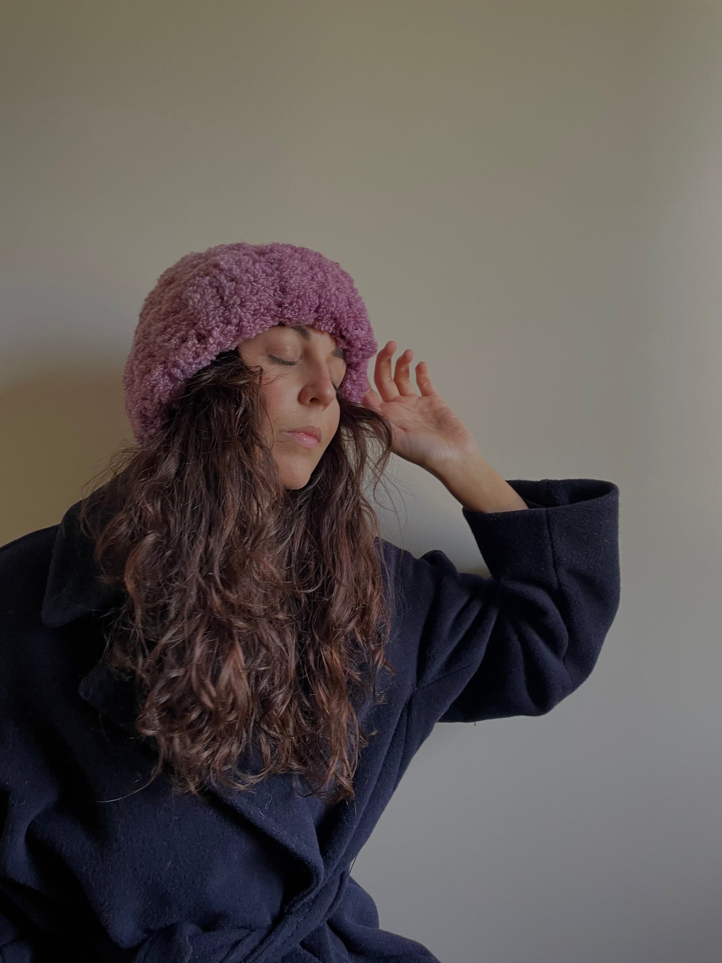 Winter is here - Chunky Teddy Hat